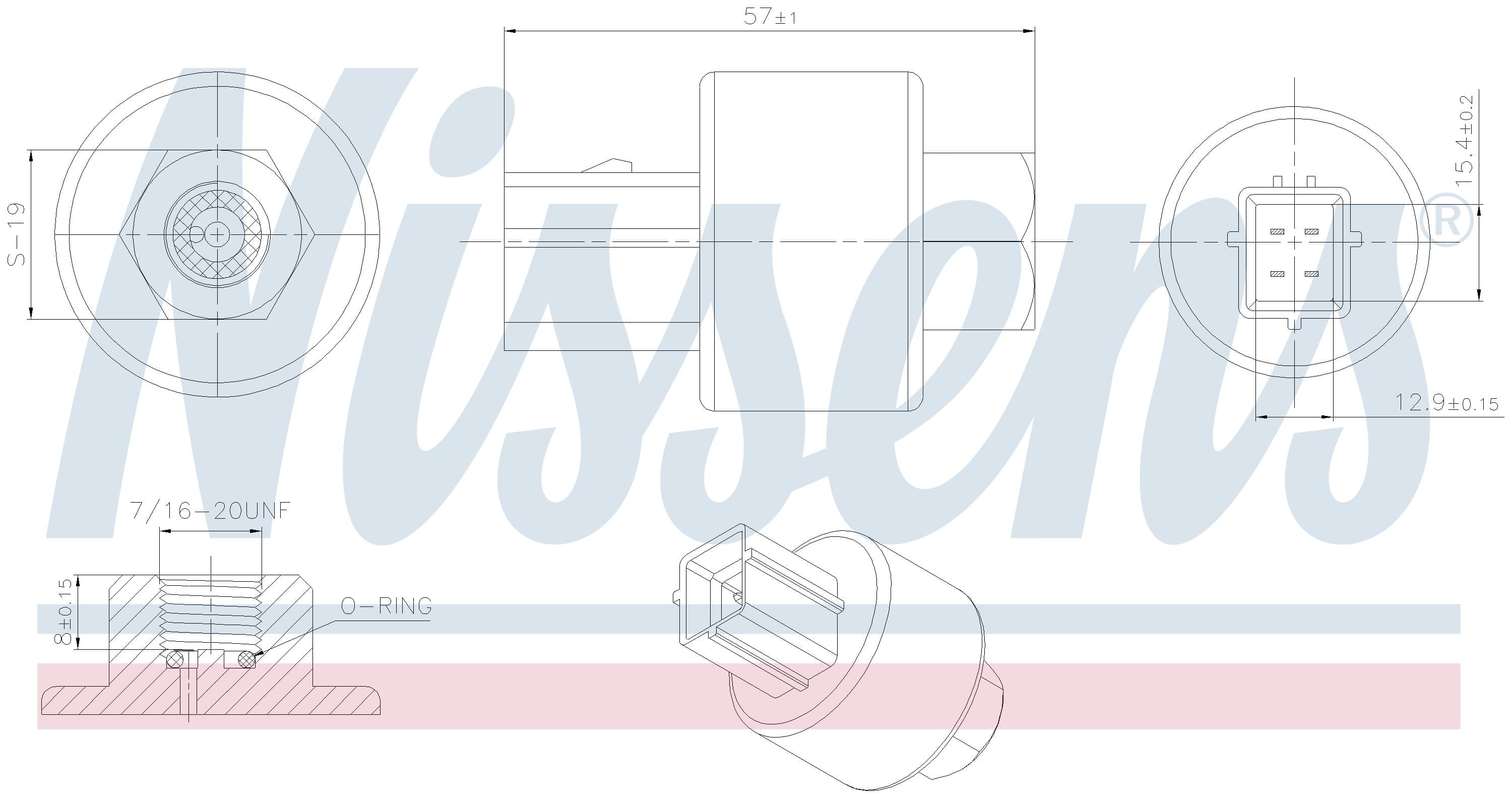 Tryckkontakt ac, Alfa, Fiat