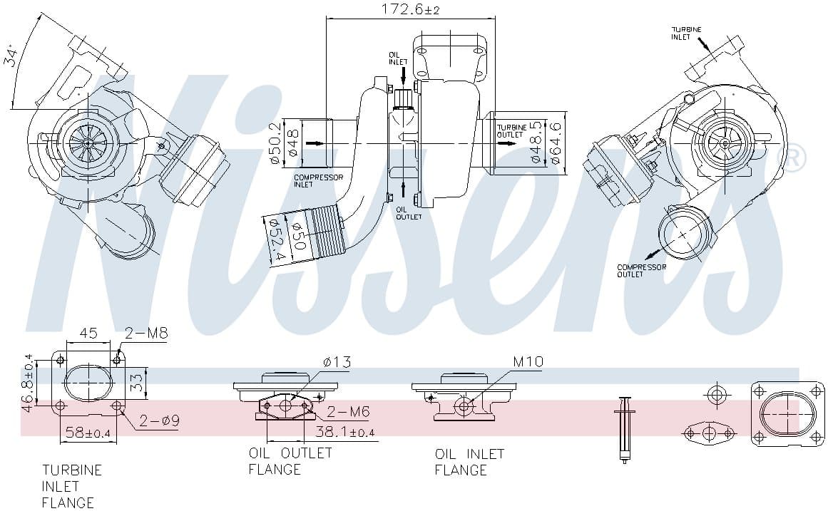 Turboaggregat nytillverkat, Alfa, Fiat från Galwin