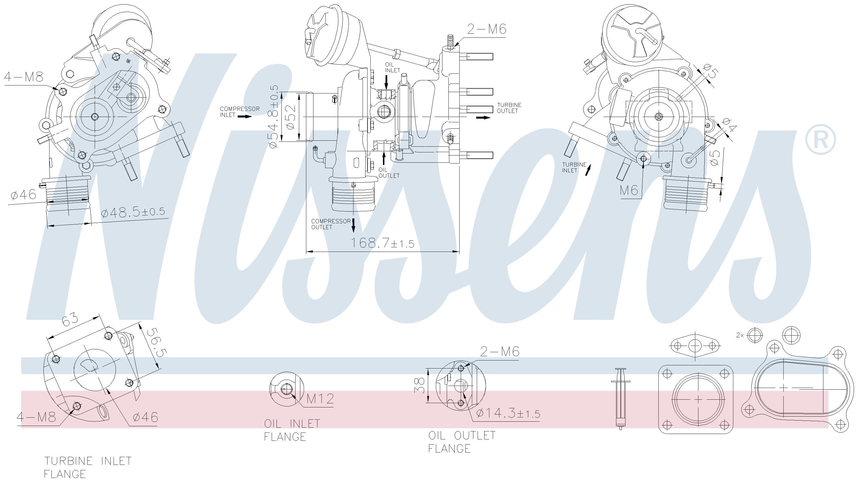 Turboaggregat nytillverkat, Alfa, Fiat från Galwin