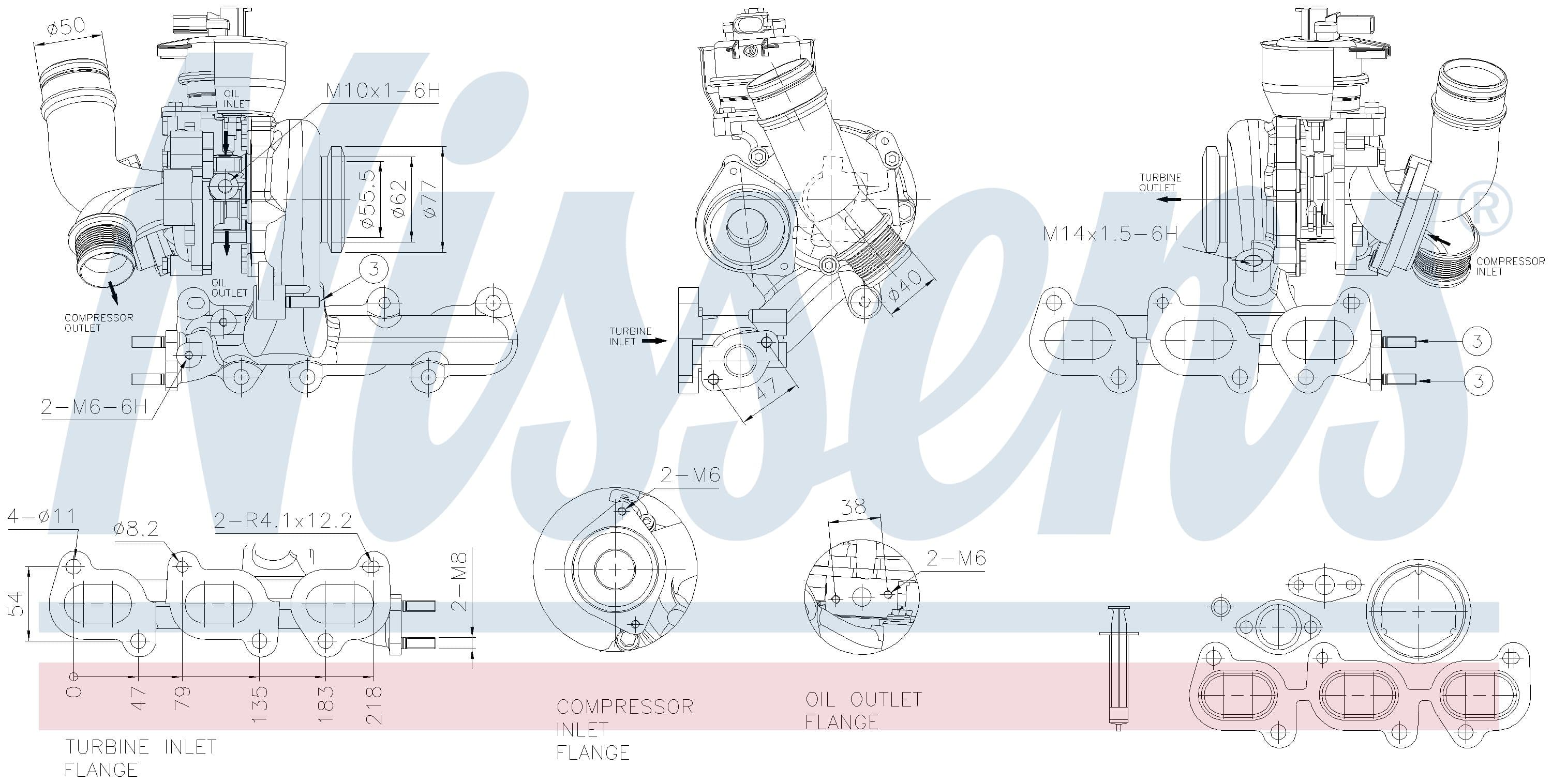 Turboaggregat, Audi, Dacia, Nissan, Renault mfl