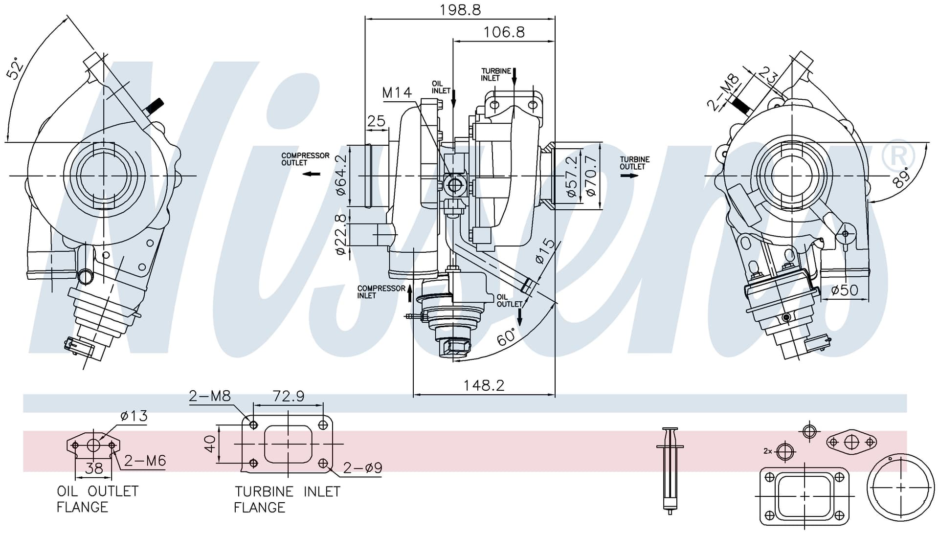 Turboaggregat nytillverkat, Citroen, Fiat, Peugeot från Galwin