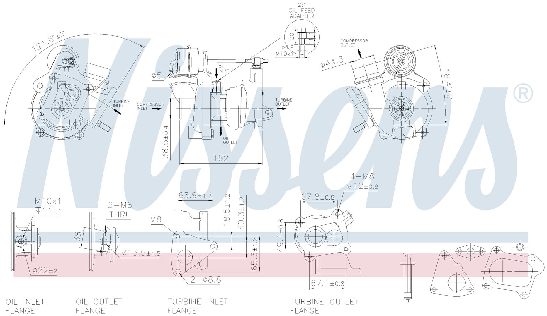 Turboaggregat, Dacia, Nissan, Renault från Galwin