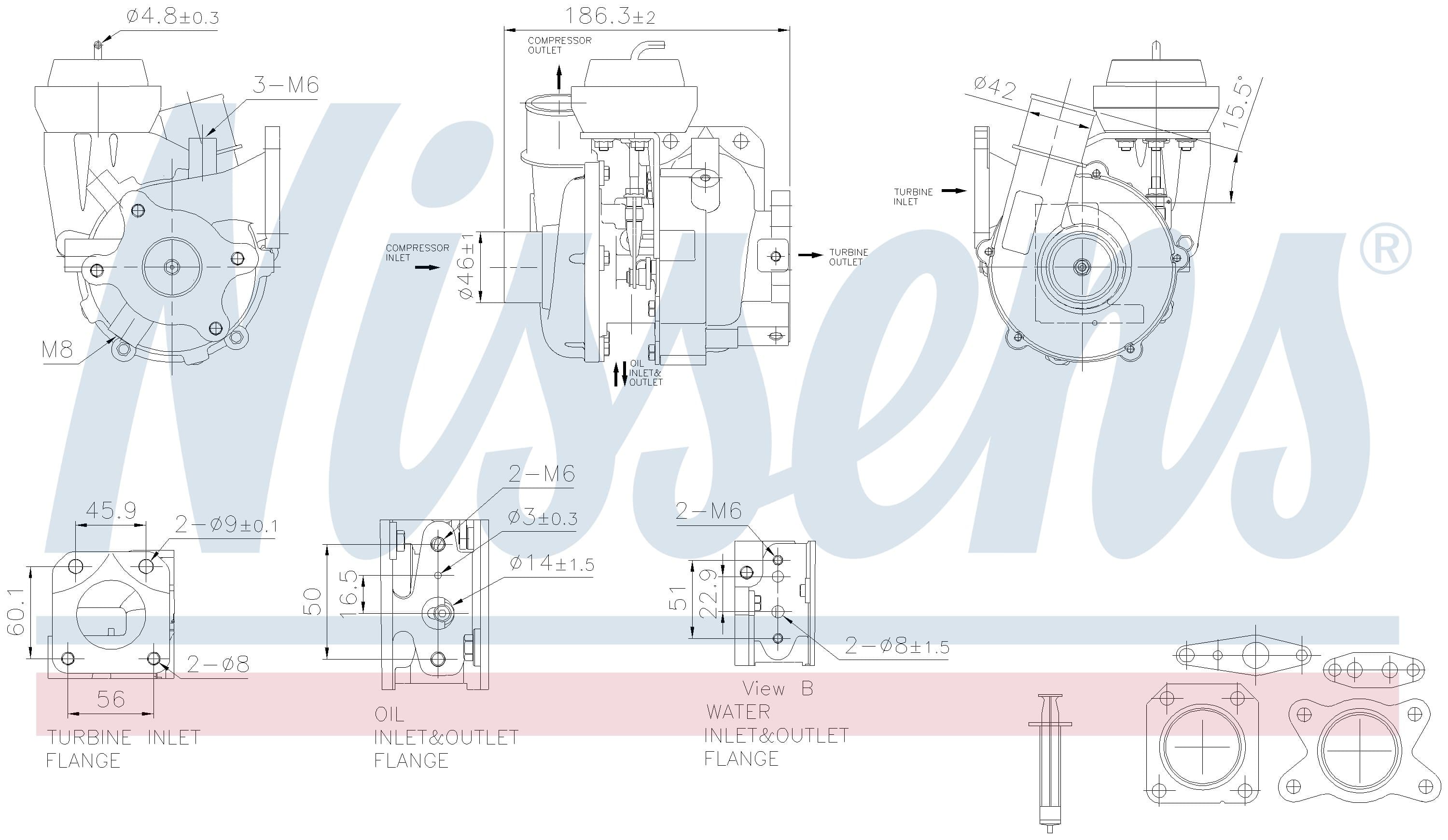 Turboaggregat, Ford, Mazda från Galwin