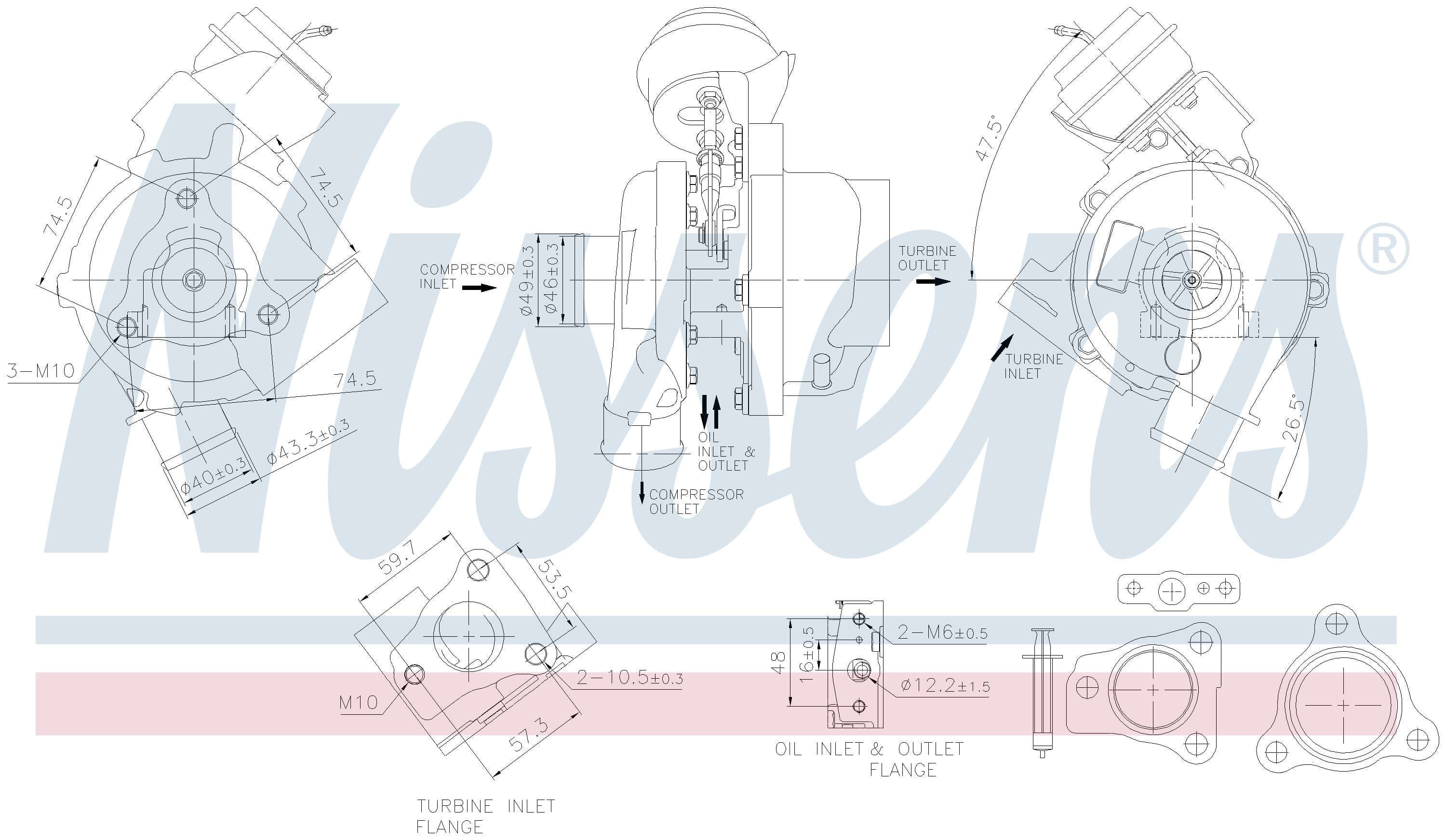 Turboaggregat nytillverkat, Hyunda, Kia