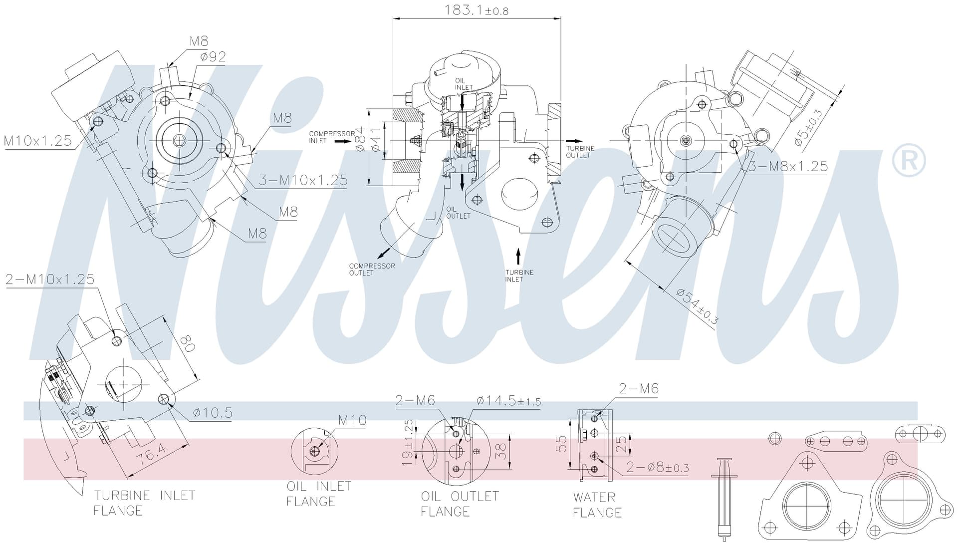 Turboaggregat nytillverkat, Mitsubishi