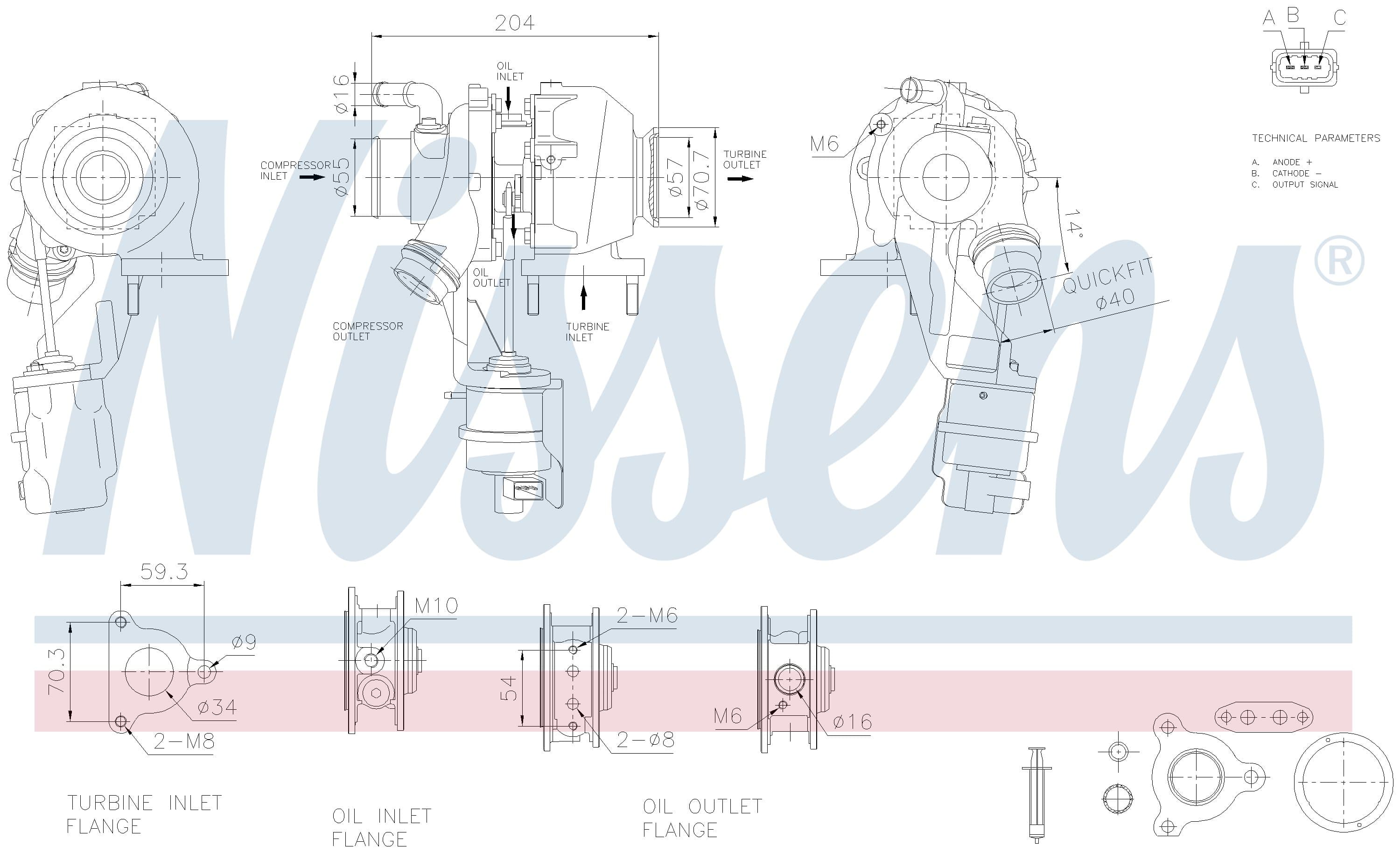 Turboaggregat nytillverkat, Mits.