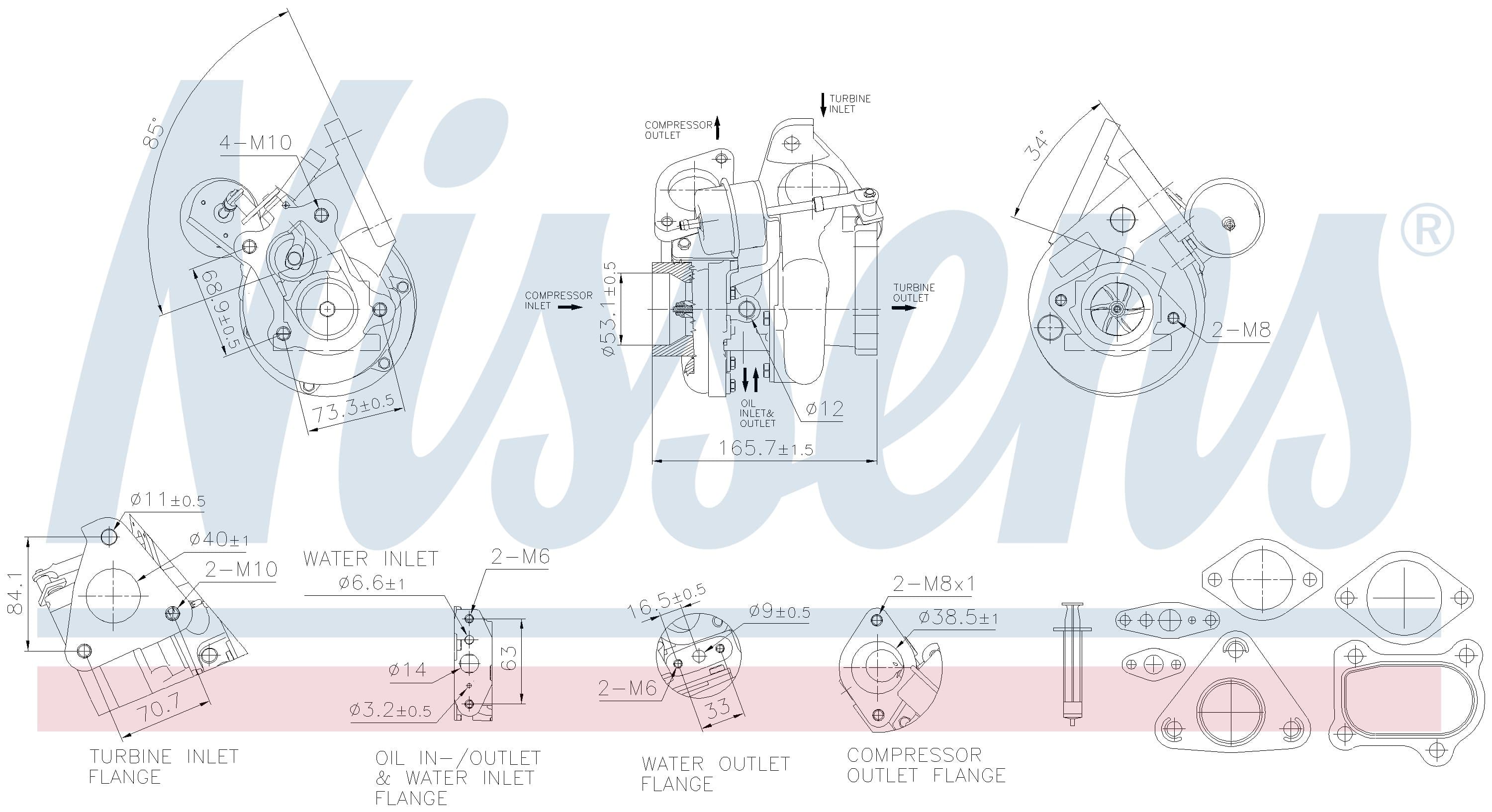 Turboaggregat nytillverkat, Nissan från Galwin