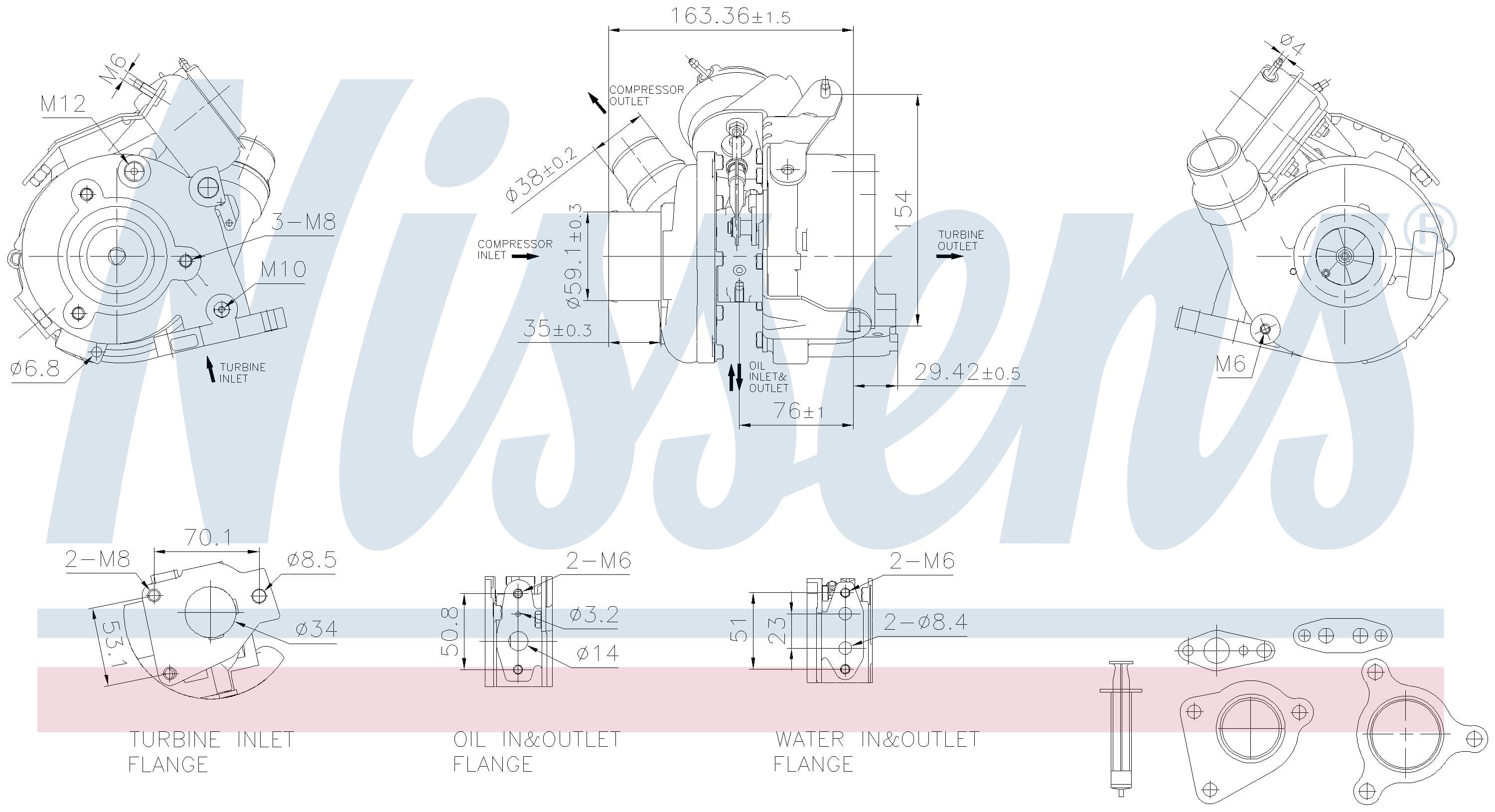 Turboaggregat, nytillverkat Nissan, Renault från Galwin