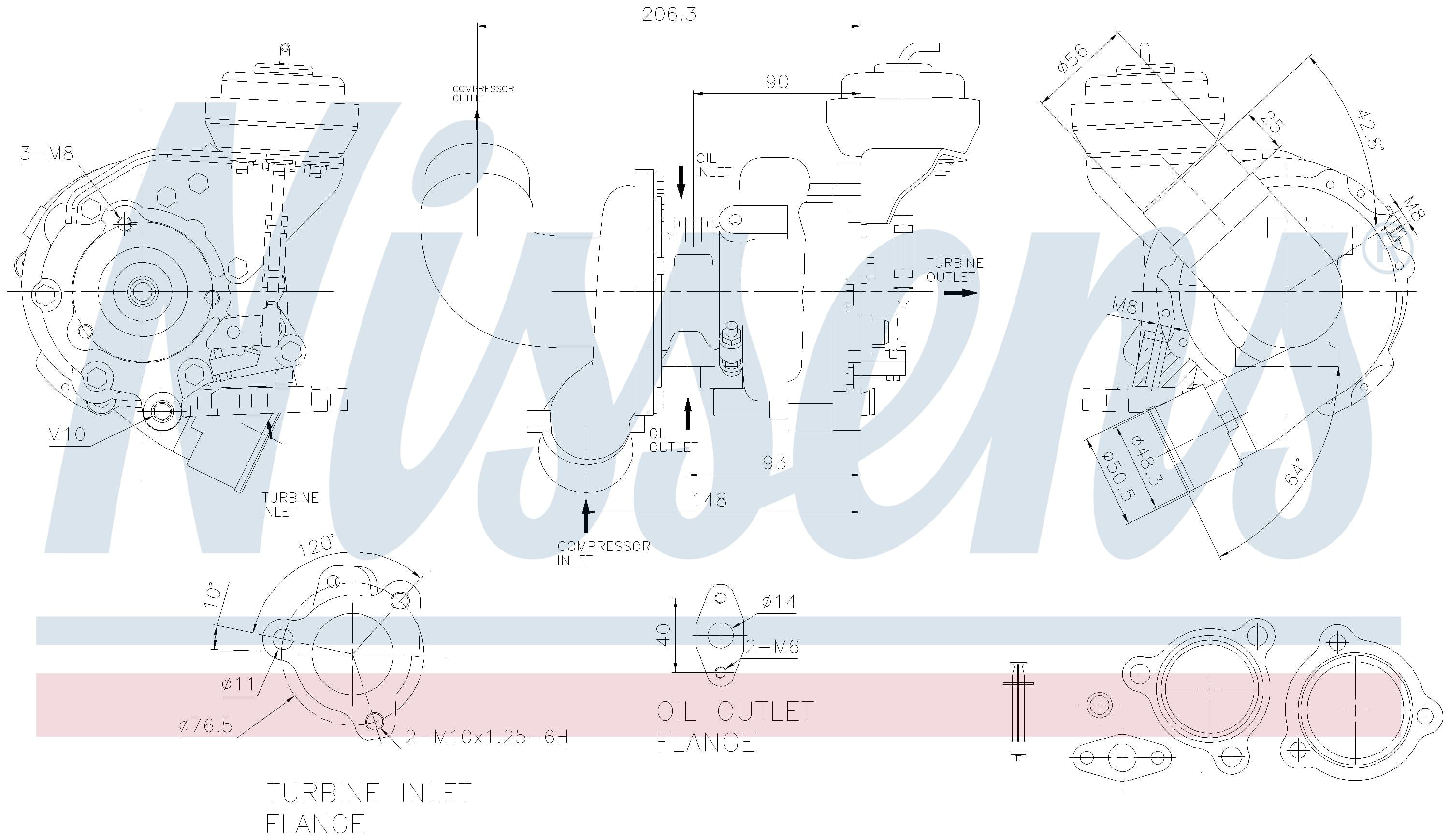 Turboaggregat nytillverkat, Toyota från Galwin