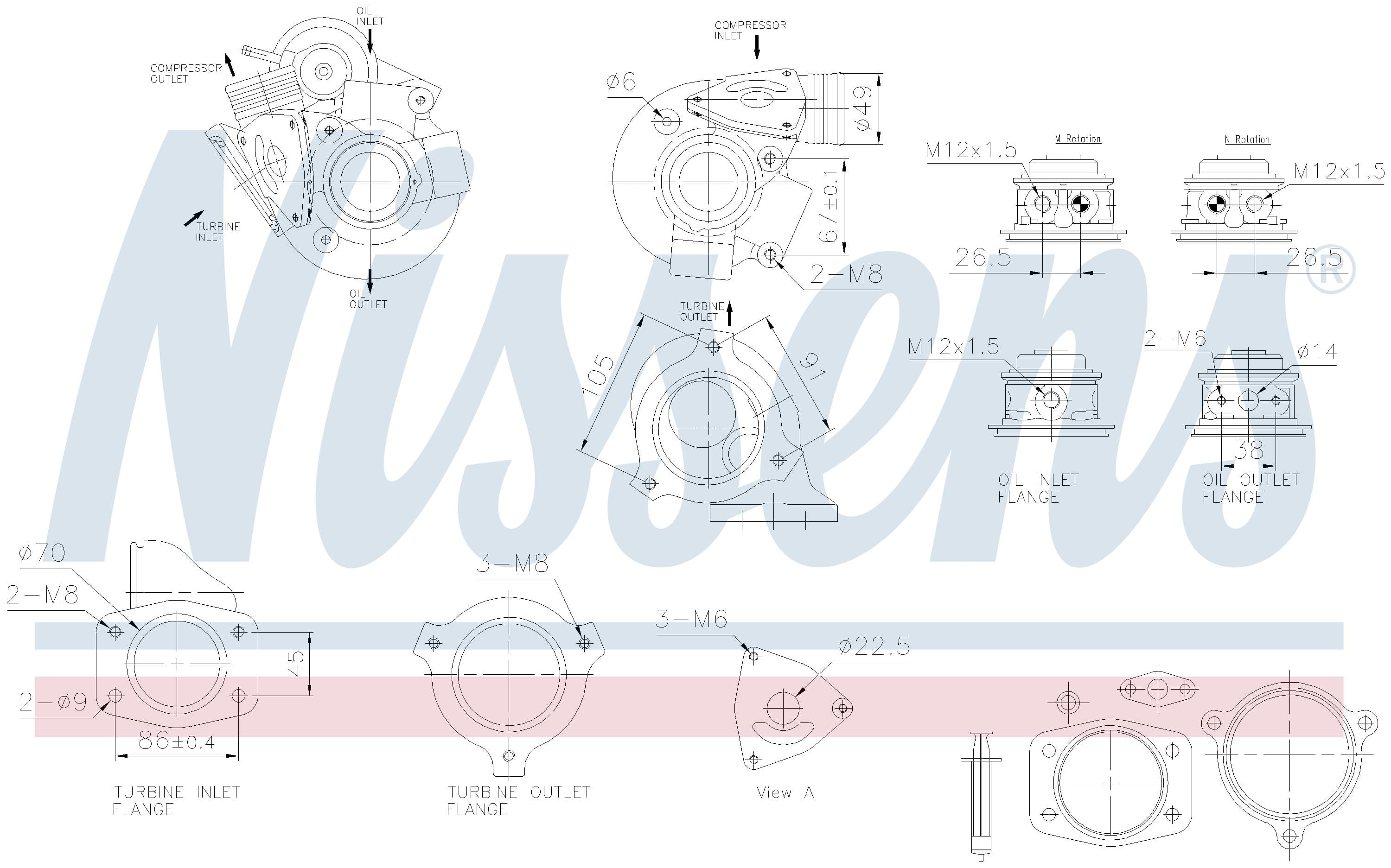Turboaggregat nytillverkat, Volvo från Galwin
