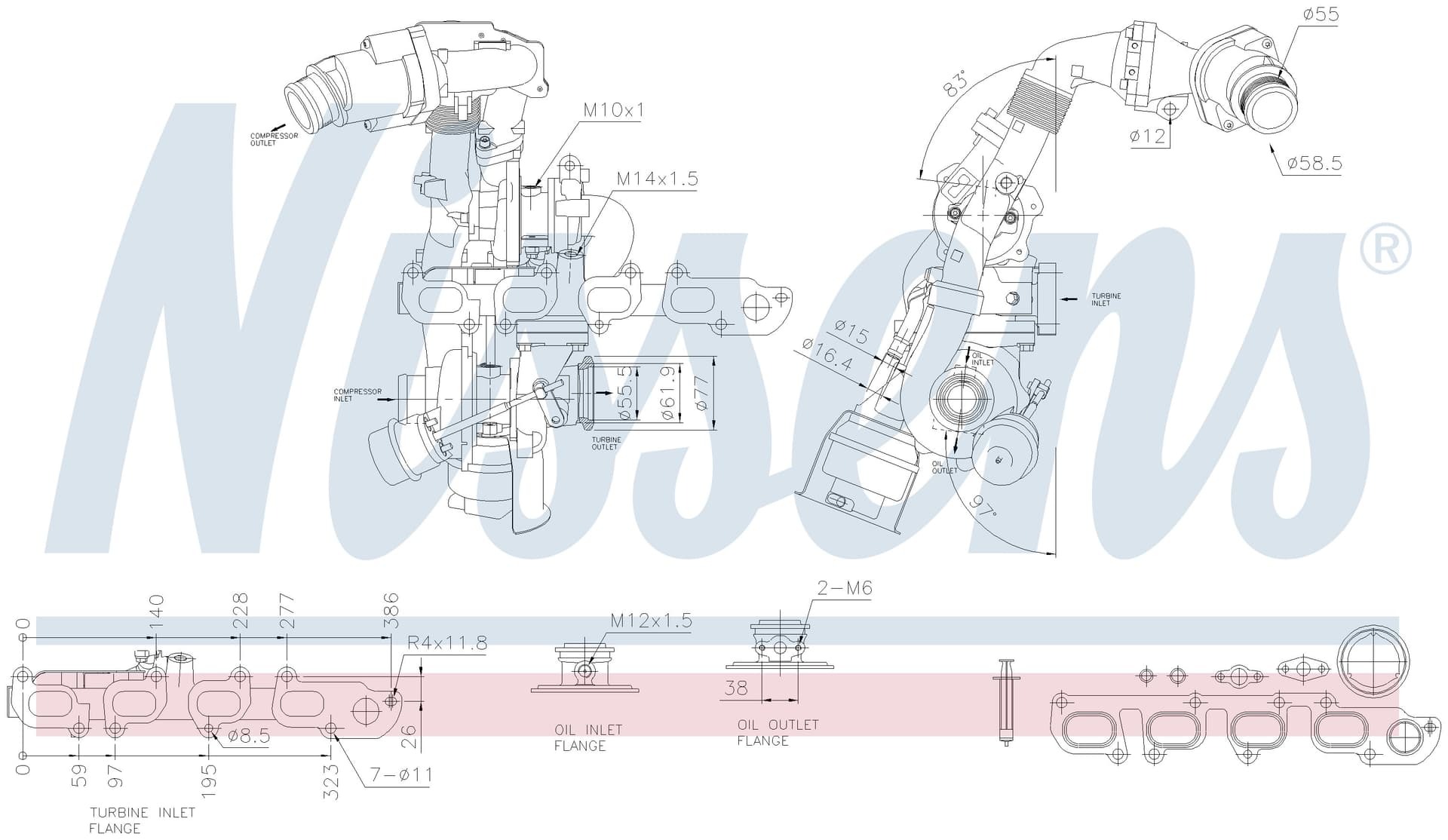 Turboaggregat, nytillverkat, VW
