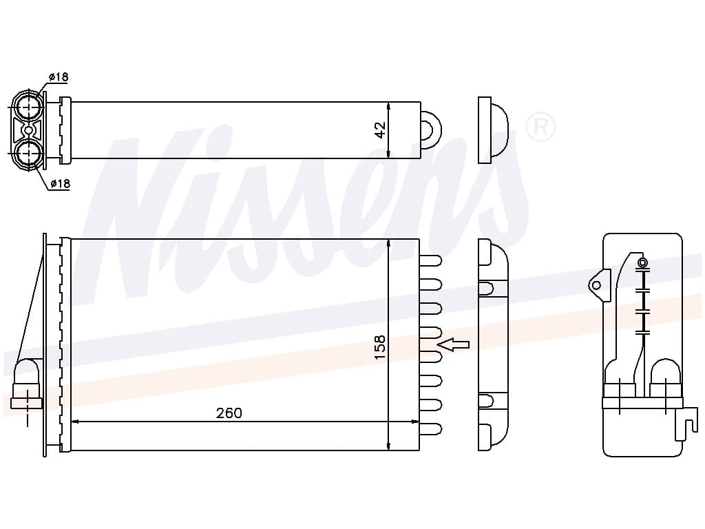 Vämepaket Alfa 145 1,4TS 16V/1,6TS 16V/1,8I/TS 16V/2,0I/1,9TD/JTD