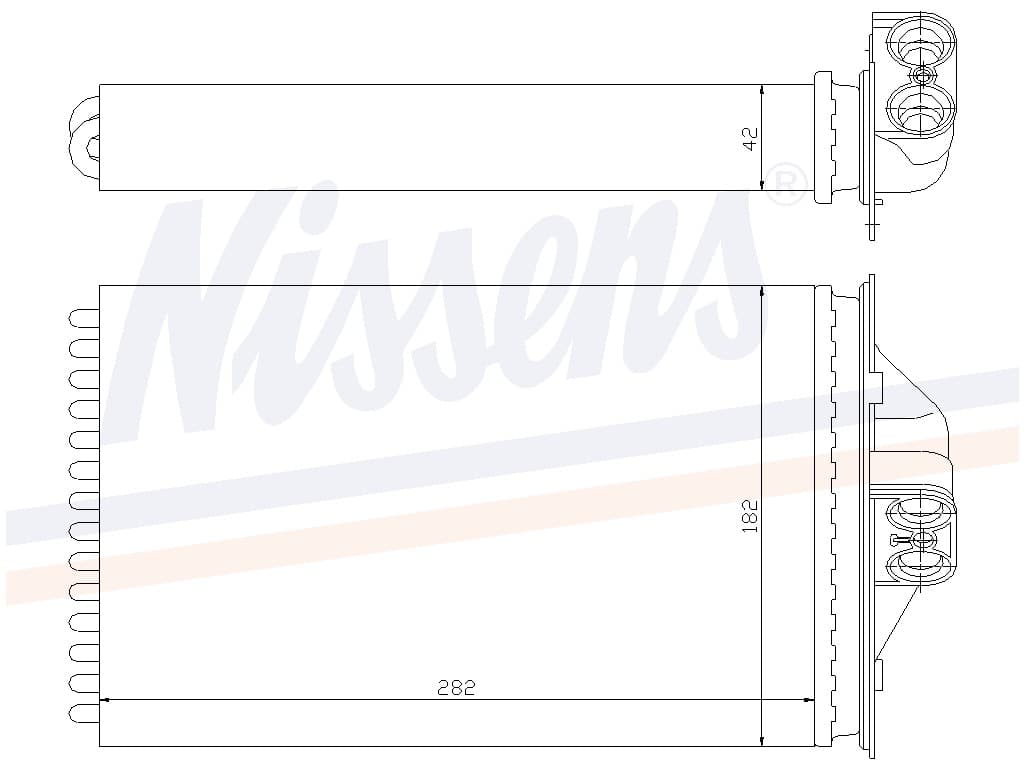 Vämepaket Chrysler Voyager 96 alla mod. m/u ac 01/96-