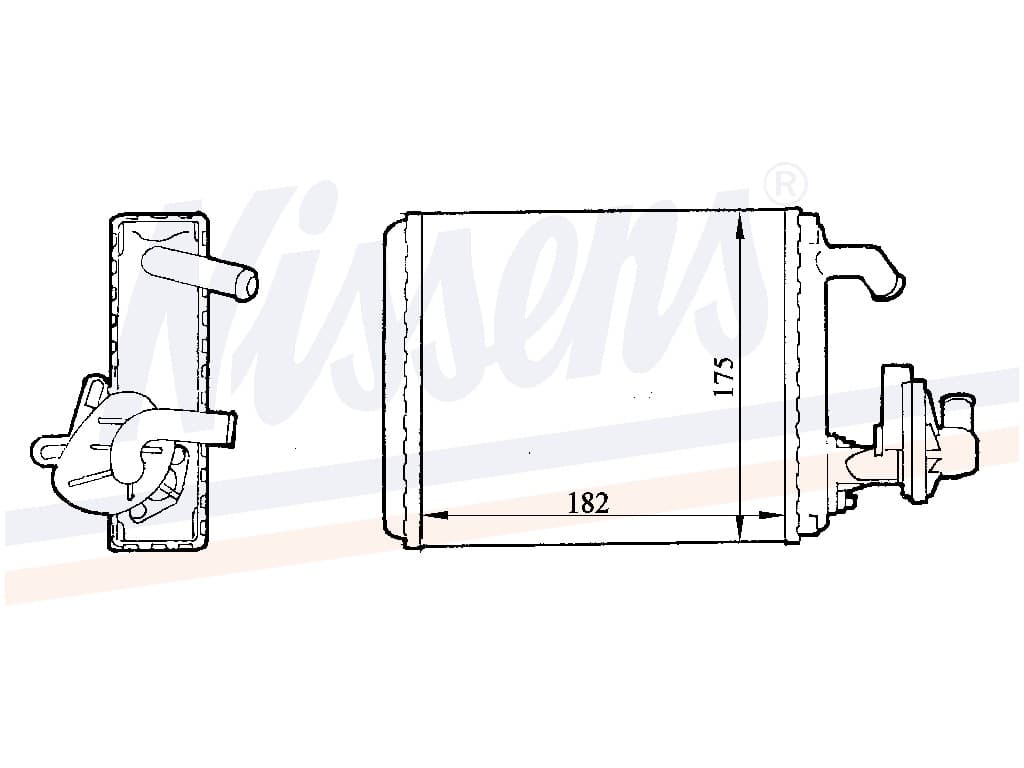 Vämepaket Fiat Panda alla mod. u/ac 03/80-