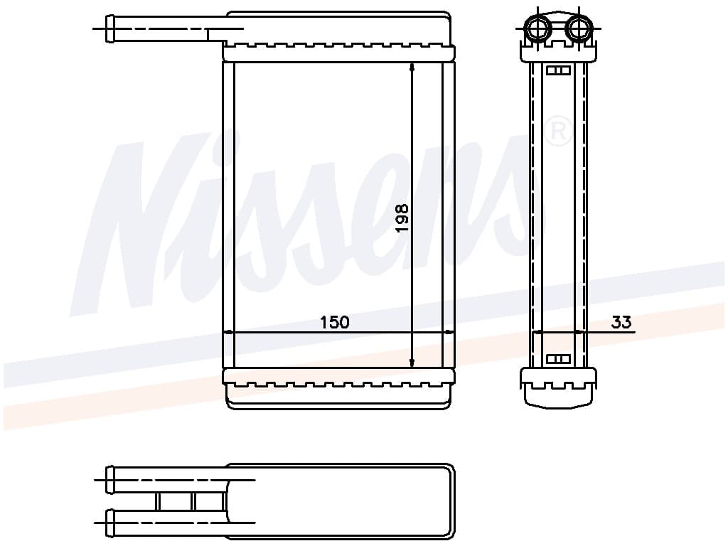 Vämepaket Ford Fiesta III med/utan ac 01/1989-08/1996 från Galwin