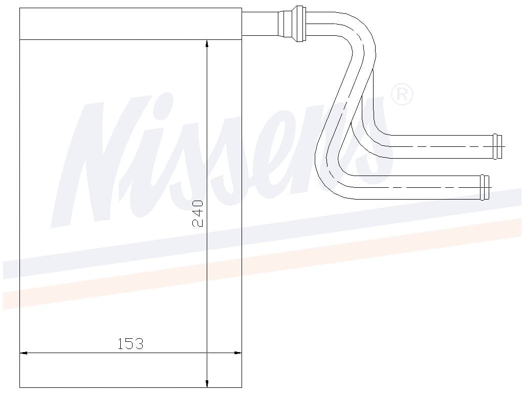 Vämepaket Ford Mondeo med/utan ac 03/1993-08/1996