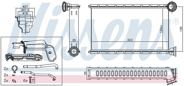 Värmepaket, Citroen, Peugeot, Toyota