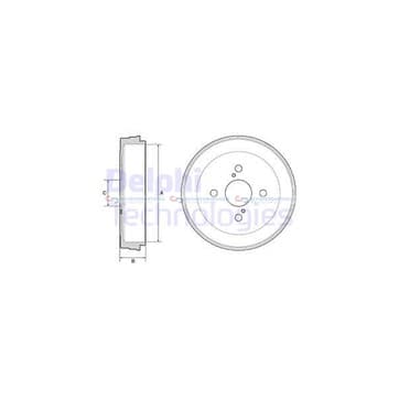 Bromstrumma 43 4 Ø-233mm från Autofrance