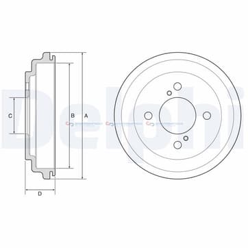 Bromstrumma 32 4 Ø-216mm från Autofrance
