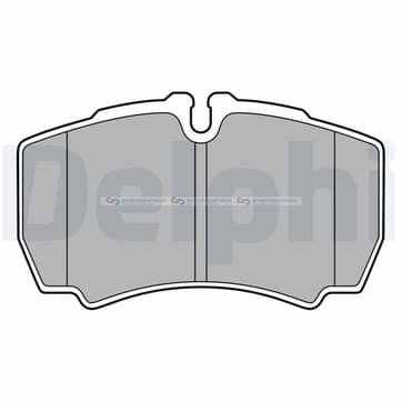 Bromsbeläggssats, Bakaxel — Bakaxel från Autofrance