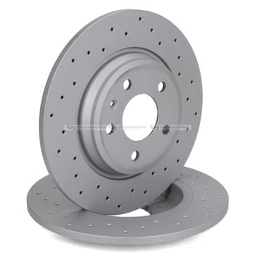 Bromsskiva, Bakaxel — Bakaxel från Autofrance