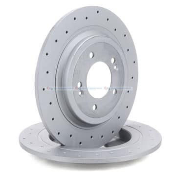 Bromsskiva, Bakaxel — Bakaxel från Autofrance