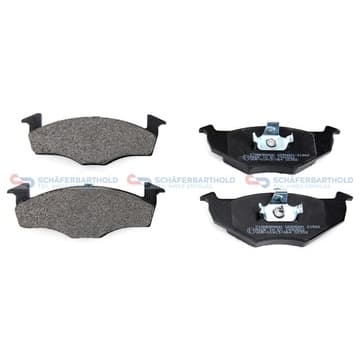 Bromsbeläggssats, Framaxel — Framaxel från Autofrance