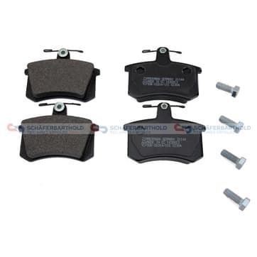 Bromsbeläggssats, Bakaxel — Bakaxel från Autofrance