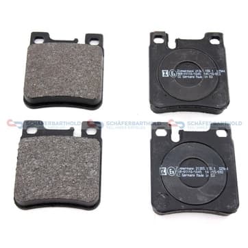 Bromsbeläggssats, Bakaxel — Bakaxel från Autofrance