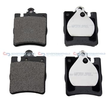 Bromsbeläggssats, Bakaxel — Bakaxel från Autofrance