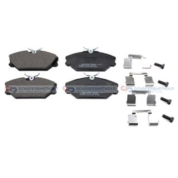 Bromsbeläggssats, Framaxel — Framaxel från Autofrance