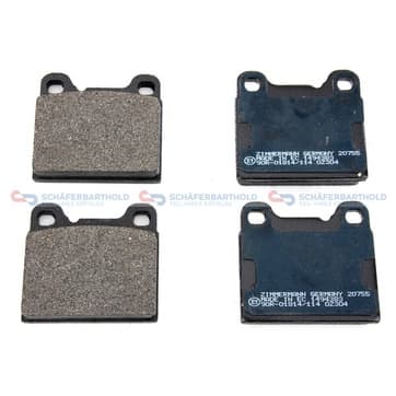 Bromsbeläggssats, Bakaxel — Bakaxel från Autofrance