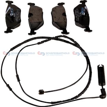 Bromsbeläggssats, Bakaxel — Bakaxel från Autofrance