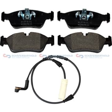 Bromsbeläggssats, Framaxel — Framaxel från Autofrance