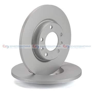 Bromsskiva, Bakaxel — Bakaxel från Autofrance