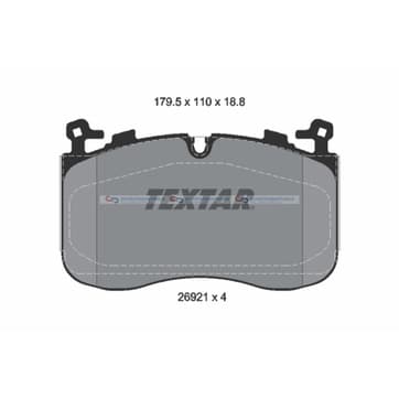 Bromsbeläggssats från Autofrance