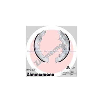 Bromsbandssats från Autofrance