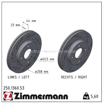 Bromsskiva, Framaxel — Framaxel från Autofrance