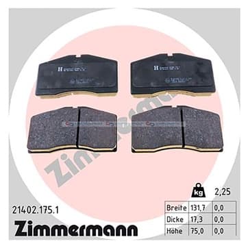 Bromsbeläggssats, Framaxel — Framaxel från Autofrance