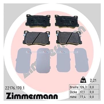 Bromsbeläggssats, Framaxel — Framaxel från Autofrance