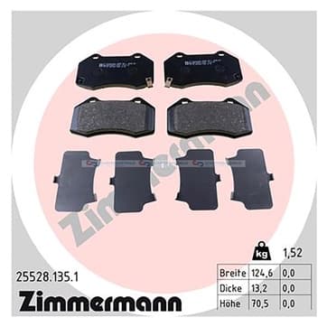 Bromsbeläggssats, Framaxel — Framaxel från Autofrance