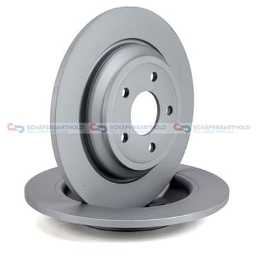 Bromsskiva, Bakaxel — Bakaxel från Autofrance