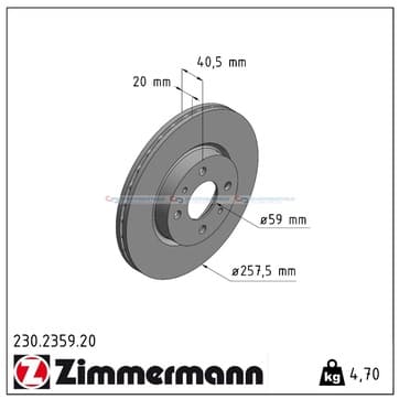 Bromsskiva, Framaxel — Framaxel från Autofrance