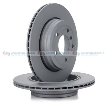 Bromsskiva, Bakaxel — Bakaxel från Autofrance