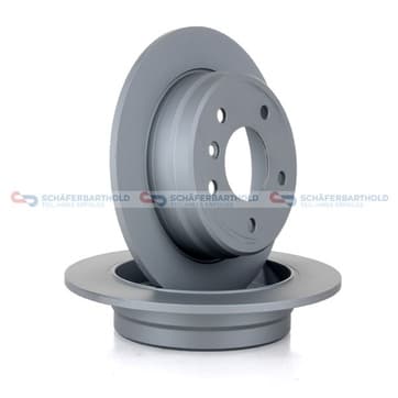 Bromsskiva, Bakaxel — Bakaxel från Autofrance