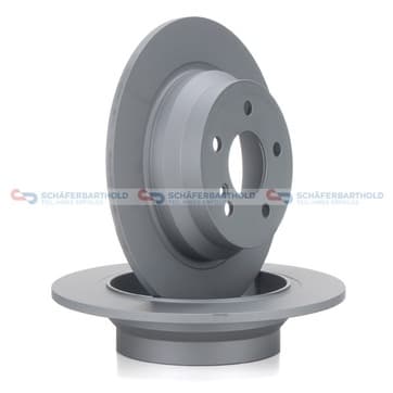 Bromsskiva, Bakaxel — Bakaxel från Autofrance