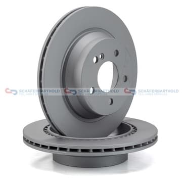 Bromsskiva, Bakaxel — Bakaxel från Autofrance