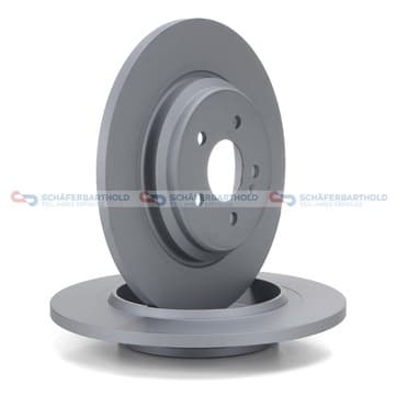 Bromsskiva, Bakaxel — Bakaxel från Autofrance