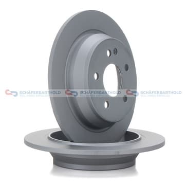 Bromsskiva, Bakaxel — Bakaxel från Autofrance