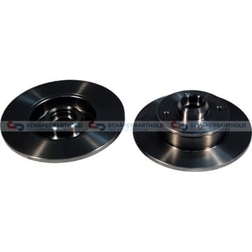 Bromsskiva, Bakaxel — Bakaxel från Autofrance